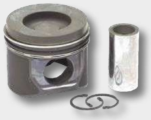 [AMAT3-129927] Piston cpl. - 3 inele bolturi Ø 38 x 76 mm camera de combustie Ø 60 mm adancime camera de combustie 19 mm carcasa arbore