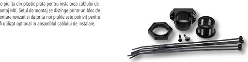 [AMAT3-132975] Calix Set montaj Pro compl. Calix ofera un bloc de montaj nou, mai mic si mai flexibil si o piulita din plastic plata pe
