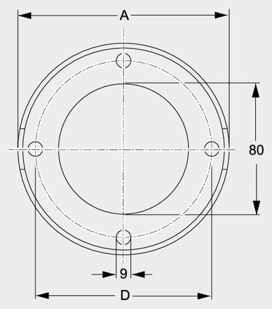 [AMAT3-134693] Walterscheid Recipient de protectie - pozitionat pe interior