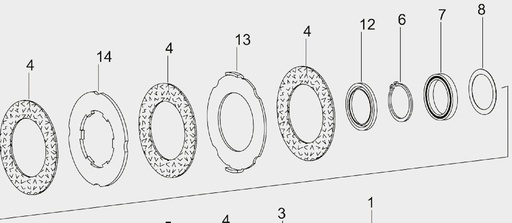 [AMAT3-134697] Walterscheid Ambreiaj de frictiune - 3 x Ø 13 mm