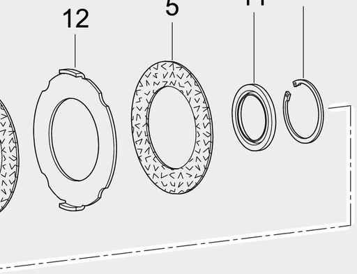 [AMAT3-134698] Walterscheid Ambreiaj de frictiune - 6 x M12