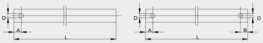 [AMAT3-135401] Walterscheid Tub profilat - Sternprofil, 1000 cm gehärtet