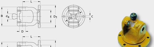 [AMAT3-135461] Walterscheid Furca cu flansa 2580