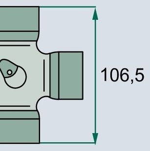 [AMAT3-137239] Weasler Furca 6 gauri 12,5 mm cerc divizare-Ø 102 mm