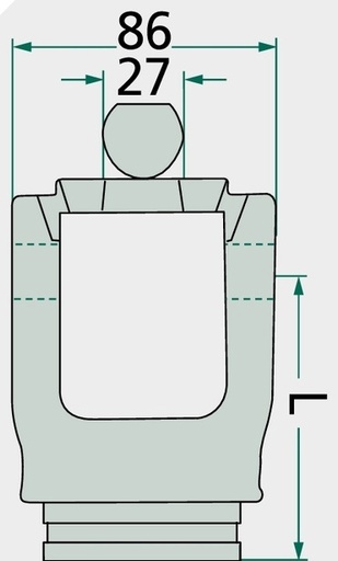 [AMAT3-137308] Weasler Furca cardanica F238, AW21-80°