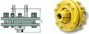 Ambreiaj de frictiune 1 3/4" 6 dinti turatie 2000 Nm