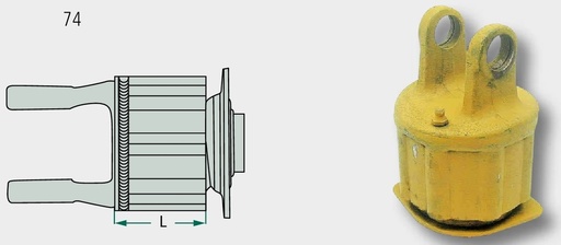 [AMAT3-137389] Weasler Articulatie cardanica 1 3/8" 6 dinti, turatie 900 Nm