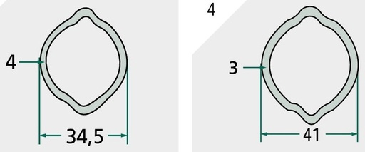 [AMAT3-137420] Weasler Teava profilata 1,5 m - G8H