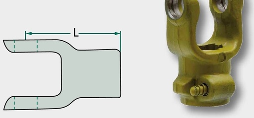 [AMAT3-137019] Weasler Furca atasabila - cu stift glisant 1 3/8", 21 dinți Kit de reparatii potrivit 39713017121