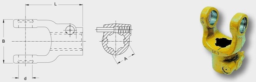 [AMAT3-136404] Walterscheid Furca cardanica 2200