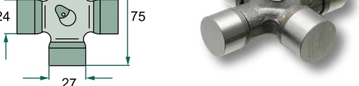 [AMAT3-137119] Weasler Cruce cardan - E kit