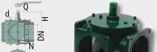 [AMAT3-139944] MZ Robinet 6", fără manetă manuală - cu flansa 6", Art. 0024