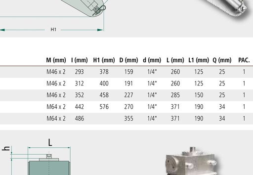 [AMAT3-139946] MZ Robinet cu 3 căi - Art. 0024/605, cu cilindru hidraulic