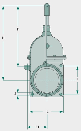 [AMAT3-140089] MZ Robinet dejectii Art.0072/0580, 4" 4", cu cilindru pneumatic cu efect simplu, Art. 0580