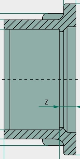 [AMAT3-140679] Flansa adeziva, PVC Interior 315 / DN 300 mm