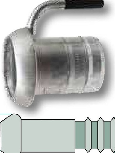 [AMAT3-140942] Piesa-tata 6” cu fiting furtun 6” 245 mm