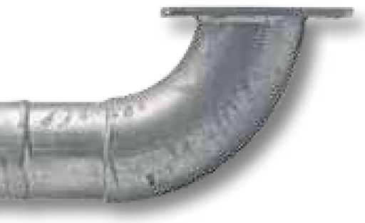[AMAT3-141029] Cot 90°, flanșă 5 x fiting furtun 125