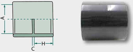 [AMAT3-140561] Mufa filetata 20 mm
