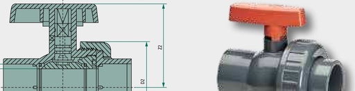 [AMAT3-143388] Robinet cu bila 16 bar