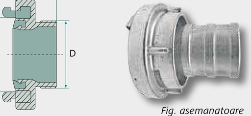 [AMAT3-142815] Cupla de absortie - cu ajutat furtun
