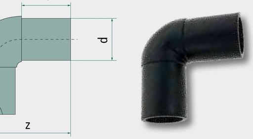 [AMAT3-144705] PLASSON Piesa unghiulara - 90°