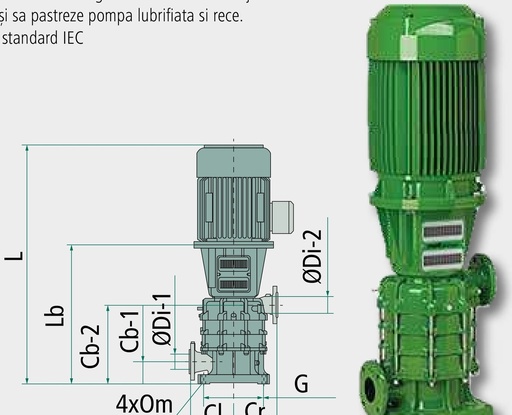 [AMAT3-145011] Rovatti Pompa centrifuga - ME 15KV65-32/3, diverse trepte
