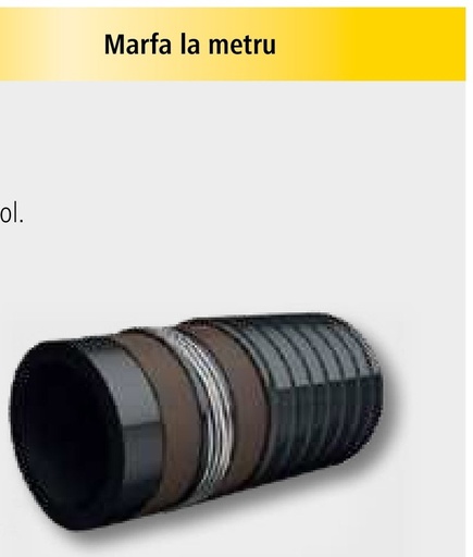 [AMAT3-144870] Furtun aspirație presiune WSC Ø127/ 5” - Marfă la metru
