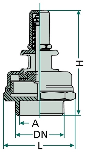 [AMAT3-146484] RIV Separator sifon Racord curbat fara robinet de scurgere RIV 332