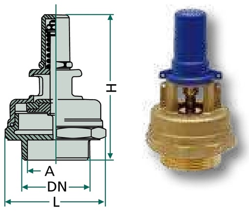 [AMAT3-146391] RIV Supape de limitare Messing