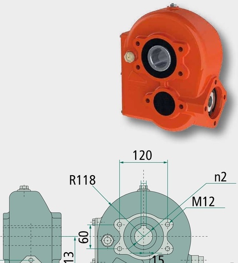 [AMAT3-148955] BONDIOLI & PAVESI Transmisie - RT 190
