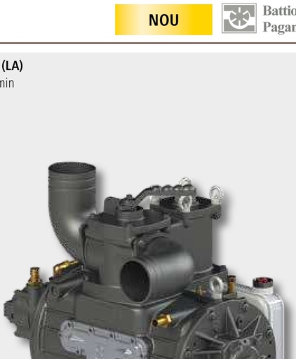 [AMAT3-147345] Battioni Pagani Pompa vacuum KPS - mit Luftinjektorkühlung