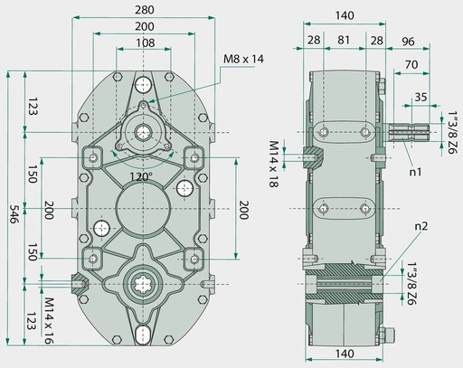 [AMAT3-148986] BONDIOLI & PAVESI Transmisie multifuncțională IMR1