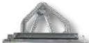 Suma Cadru cu suport - 700 x 700 mm, pentru tub cu diametru 100 mm