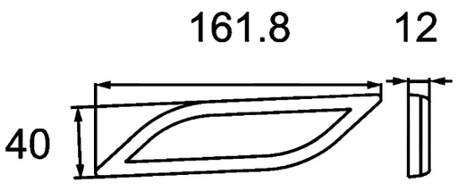 [AMAT3-151083] HELLA Rueckstrahler - stânga