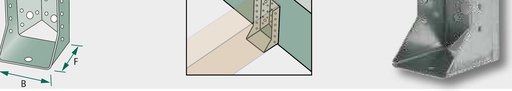 [AMAT3-153148] Balkenschuh 30x140x2 - cuplu