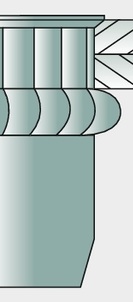[AMAT3-155370] VE 500 Piulite cu cap inecat M5 8,0 mm