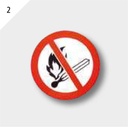 Indicator de interzicere - Folie PVC, autoadeziv
