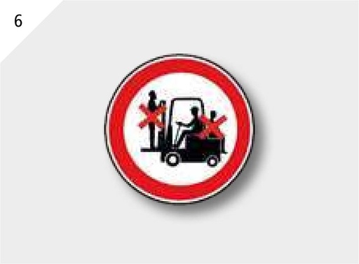[AMAT3-157541] Indicator de interzicere - Folie PVC, autoadeziv