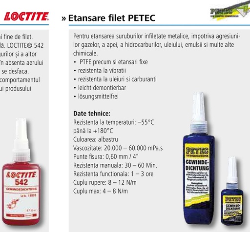 [AMAT3-158039] Loctite LOCTITE® 542 Etanșare filet 542