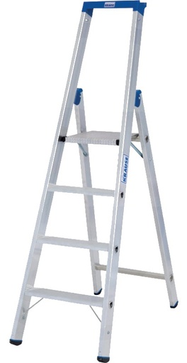 [AMAT3-158377] KRAUSE Scara Stabilo Scara robustă cu trepte din aluminiu cu carcasă multifuncțională și găleată cu carlig pentru uz pro