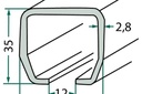 MEA Metal Applications Șine portante fara gaura