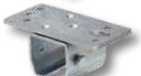 MEA Metal Applications Manșon de montare pe tavan 50 mm