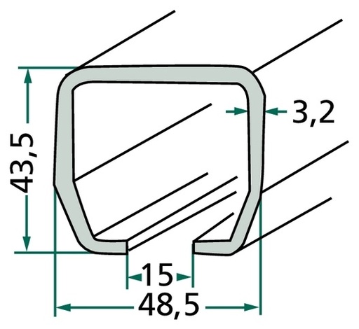 [AMAT3-158454] MEA Metal Applications Aparat role 80 mm