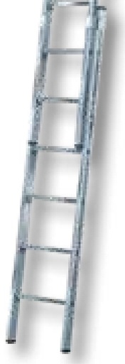 [AMAT3-157256] KRAUSE Scară extensibilă din aluminiu - format din 2 piese