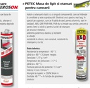 PETEC Verbindungstechnik Masă de etanșare - K&D Karosserie – Adeziv și etanșant, alb, 310 ml