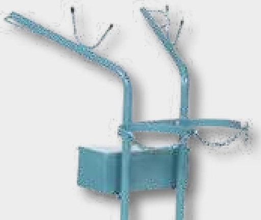 [AMAT3-158214] Cărucior pentru sticle din oțel für 2 x 50 Liter Stahlflaschen, mit Vollgummirädern