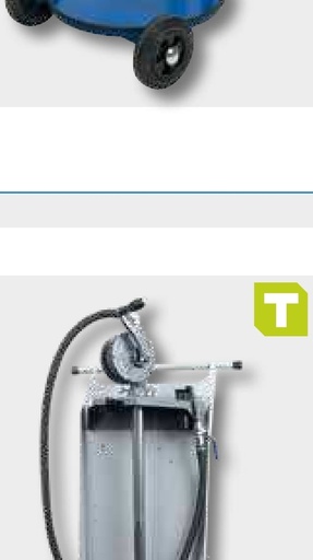 [AMAT3-157295] TECALEMIT Carucior butoi - Cărucior cu pompă cu manivelă- Pompă de manivelă KP01 pentru ulei de transmisie- cu furtun de