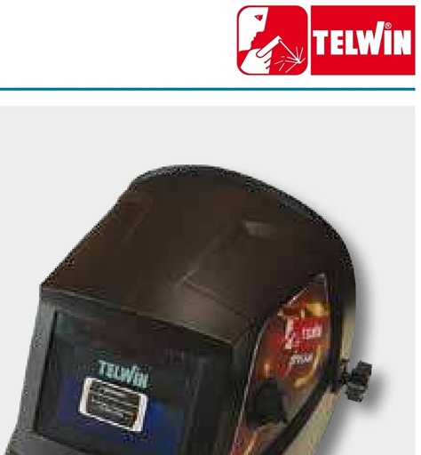 [AMAT3-158289] Telwin Cască sudură automată "STREAM FLAME" Cască de protecție