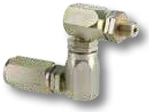[AMAT3-157383] Pressol Z-Articulatie rotativa - 3 x 360° G 1/8'' a-G 1/4'' i, galben zincat