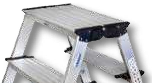 [AMAT3-158337] KRAUSE Scara rabatabila dubla Robuste și compacte, treptele pliabile din aluminiu Treppo pentru lucrări de asamblare. - 